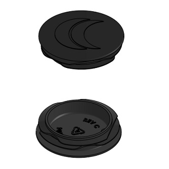 Ergonomic Solutions End Cap for SpacePole poles