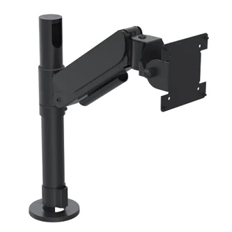 Ergonomic Solutions SpacePole, Height-adjustable, Black