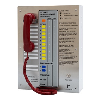 Talkaphone Area of Rescue Command Unit w 10-station