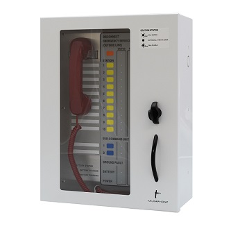 Talkaphone AOR Com 10-station, door w/ keyed latch