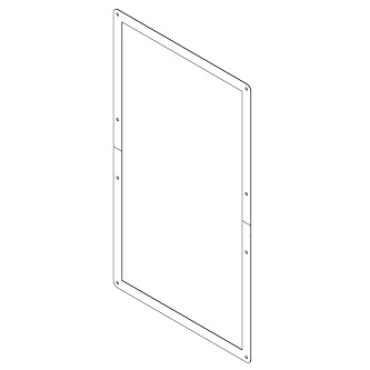 Talkaphone Trim Ring to recess mount AOR-8 or AOR-1