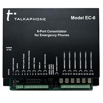 Talkaphone 6-port analog call station telephone lin