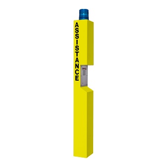 Talkaphone Tower mount with blue light/strobe (8" x