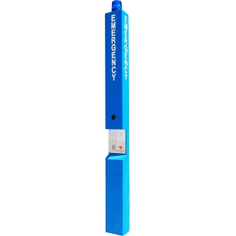 Talkaphone Tower mount with blue light/strobe (8" x