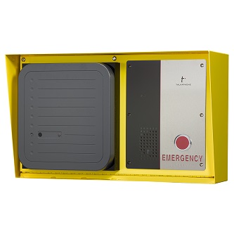 Talkaphone Safety yellow hooded surface mounting ac