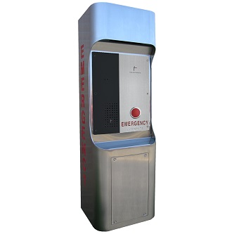 Talkaphone Surface/Pole mntg box w/ lit faceplate,