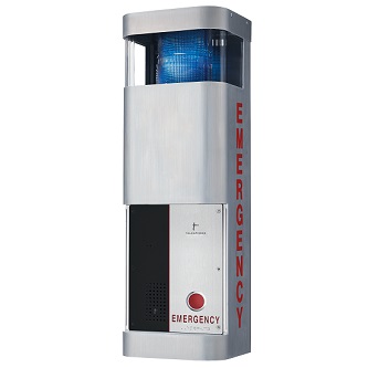Talkaphone Brushed stainless steel wall mounted phn