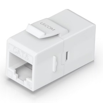 Ubiquiti Pass-through Cat6 keystone coupler